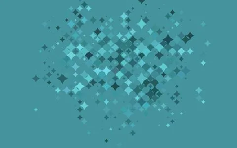 Light BLUE vector template with sky stars. 스톡 일러스트