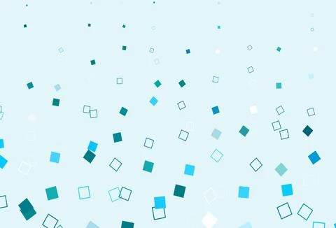 Light BLUE vector template with square style. Stock Illustration