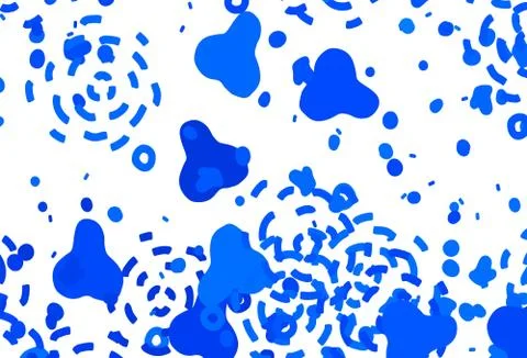 Light BLUE vector texture with abstract forms. Stock Illustration