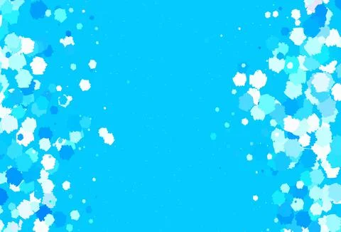 Light BLUE vector texture with abstract forms. 스톡 일러스트