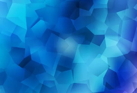 Light BLUE vector texture with abstract forms. Stock Illustration