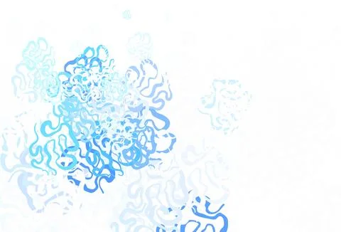 Light BLUE vector texture with abstract forms. Stock Illustration