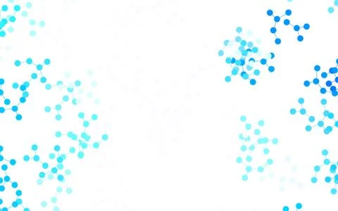 Light BLUE vector texture with artificial intelligence concept. Stock Illustration