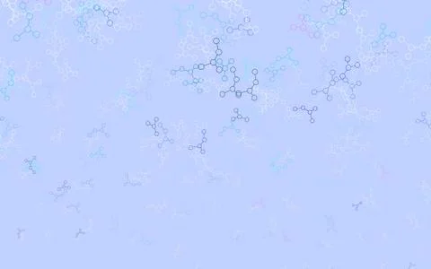 Light BLUE vector texture with artificial intelligence concept. Illustrazione stock