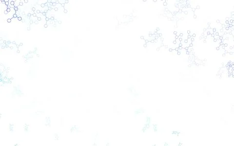 Light BLUE vector texture with artificial intelligence concept. Illustrazione stock