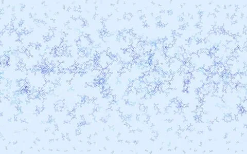 Light BLUE vector texture with artificial intelligence concept. Stock Illustration