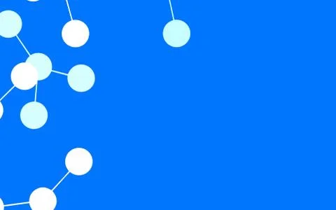 Light BLUE vector texture with artificial intelligence concept. Stock Illustration