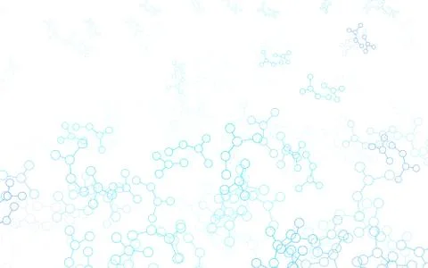 Light BLUE vector texture with artificial intelligence concept. Illustrazione stock