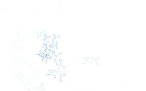 Light BLUE vector texture with artificial intelligence concept. イラスト素材