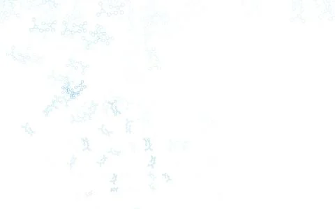 Light BLUE vector texture with artificial intelligence concept. Illustrazione stock