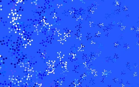 Light BLUE vector texture with artificial intelligence concept. Illustrazione stock