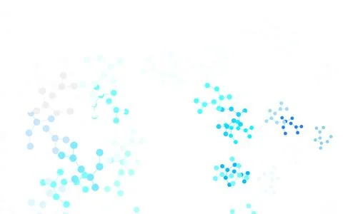 Light BLUE vector texture with artificial intelligence concept. Illustrazione stock