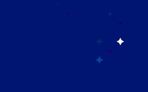 Light BLUE vector texture with beautiful stars. Stock Illustration
