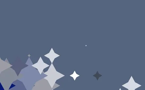 Light BLUE vector texture with beautiful stars. Stock Illustration