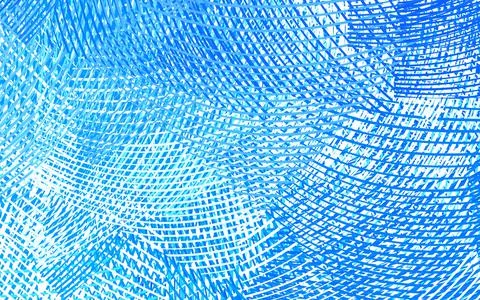 Light BLUE vector texture with bent lines. Stock Illustration