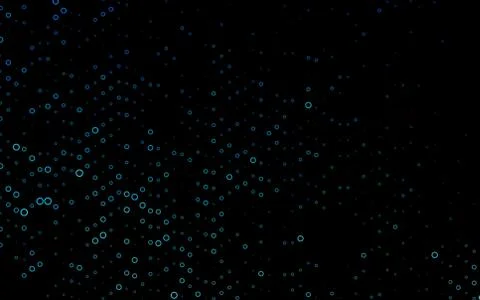 Light BLUE vector texture with disks. Stock Illustration
