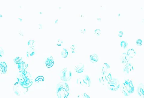 Light BLUE vector texture with disks. Stock Illustration