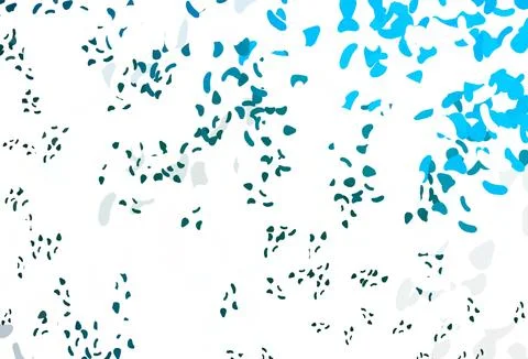 Light BLUE vector texture with random forms. Stock Illustration