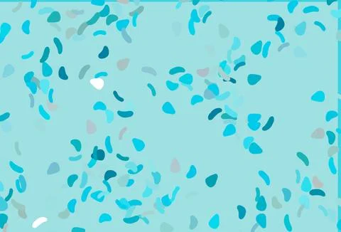 Light BLUE vector texture with random forms. 스톡 일러스트