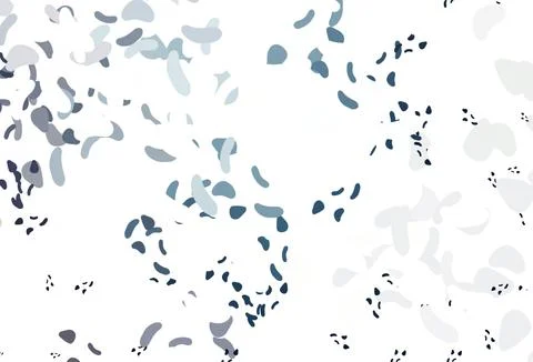 Light BLUE vector texture with random forms. 스톡 일러스트