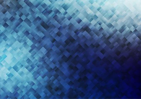 Light BLUE vector texture in rectangular style. Illustrazione stock