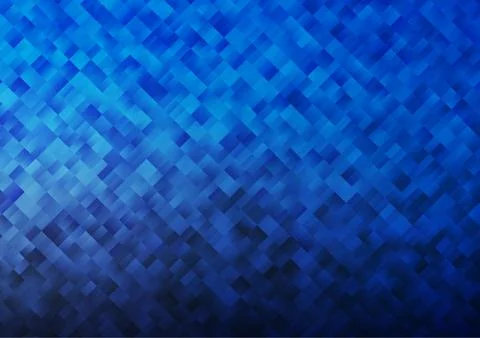 Light BLUE vector texture in rectangular style. Illustrazione stock