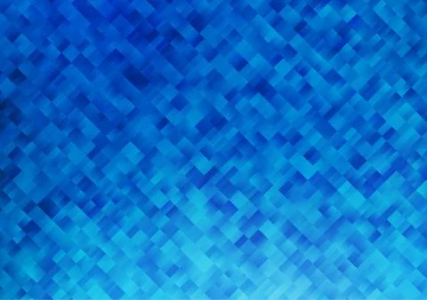 Light BLUE vector texture in rectangular style. Illustrazione stock
