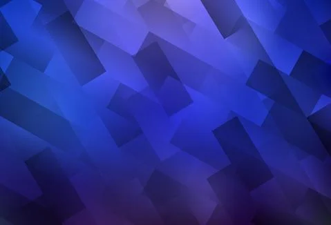 Light BLUE vector texture in rectangular style. Illustrazione stock