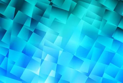 Light BLUE vector texture in rectangular style. Illustrazione stock