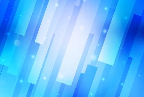 Light BLUE vector texture in rectangular style. Stock Illustration