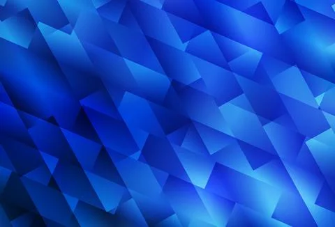 Light BLUE vector texture in rectangular style. Illustrazione stock