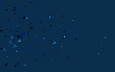 Light BLUE vector texture in triangular style. Stock Illustration