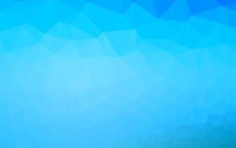 Light BLUE vector triangle mosaic texture. Stock Illustration