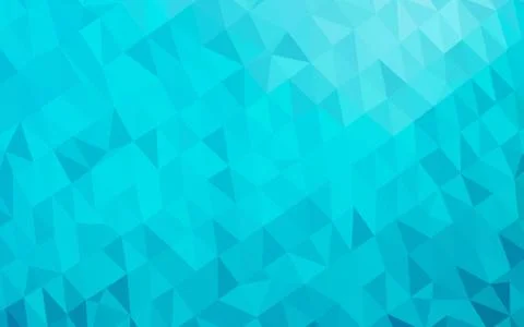 Light BLUE vector triangle mosaic cover. Illustrazione stock