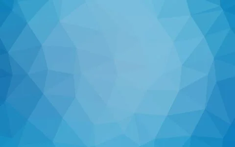 Light BLUE vector triangle mosaic texture. Illustration
