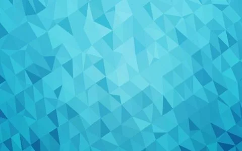 Light BLUE vector triangle mosaic template. Stock Illustration