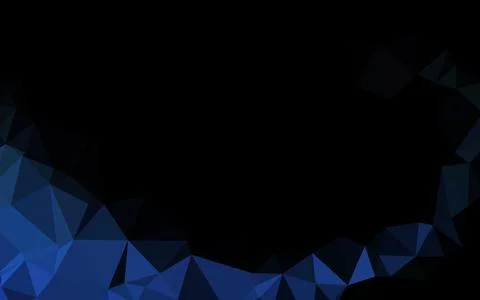 Light BLUE vector triangle mosaic texture. Illustrazione stock
