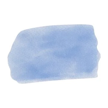 A light blue watercolor rectangle. A light pastel watercolor for any backgrou Illustrazione stock