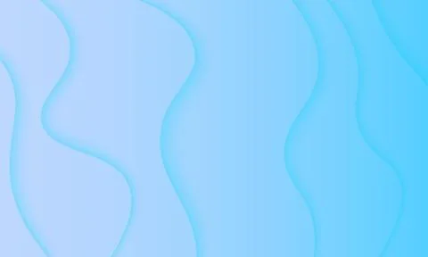 Light blue wave in paper cut style background. Stock Illustration