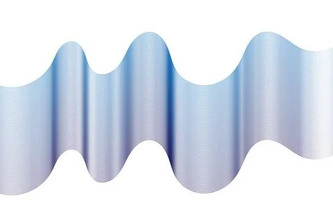 Light Blue Waveform  Abstract Sinusoidal Gradient Pattern with Smooth Depth.. 스톡 일러스트