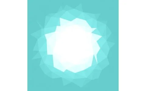 Light Blue, White circle triangular low poly, Mosaic pattern Background, Vect Stock Photos