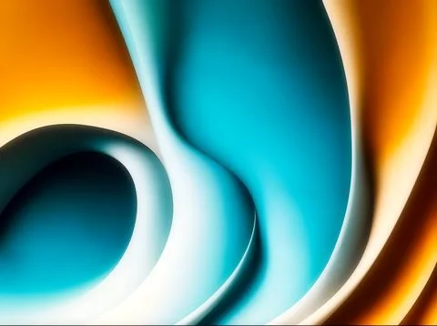 Light Blue, Yellow abstract layout. An elegant bright illustration with gradient Stock Photos