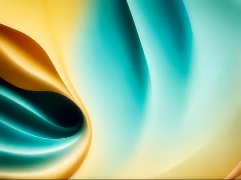 Light Blue, Yellow abstract layout. An elegant bright illustration with gradient Stock Photos