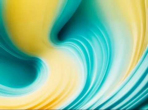 Light Blue, Yellow abstract layout. An elegant bright illustration with gradient Stock Photos