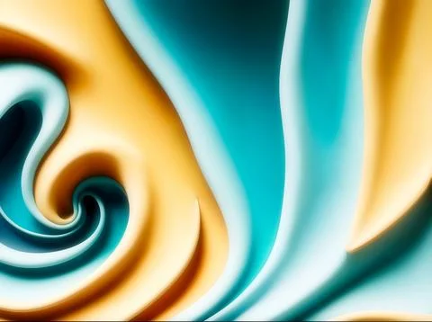 Light Blue, Yellow abstract layout. An elegant bright illustration with gradient Stock Photos