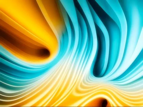 Light Blue, Yellow abstract layout. An elegant bright illustration with gradient Stock Photos