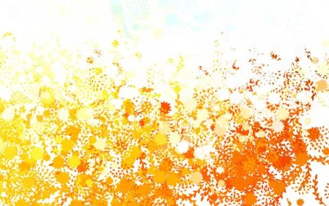 Light Blue, Yellow vector abstract pattern with flowers, roses. Illustrazione stock