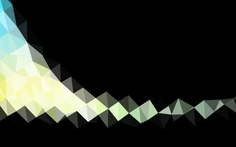 Light Blue, Yellow vector abstract mosaic pattern. Illustrazione stock