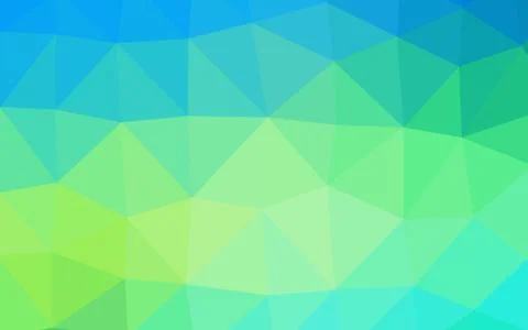 Light Blue, Yellow vector abstract mosaic pattern. Stock Illustration