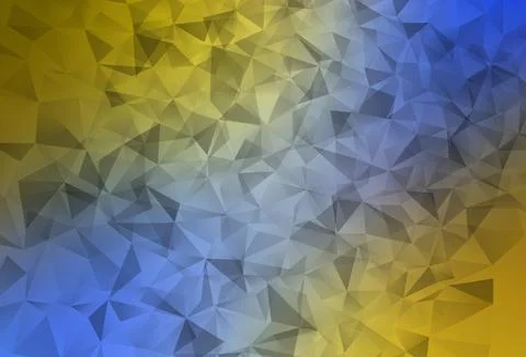 Light Blue, Yellow vector abstract mosaic pattern. 스톡 일러스트